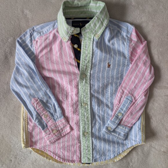 Ralph Lauren striped button down shirt - Picture 1 of 6
